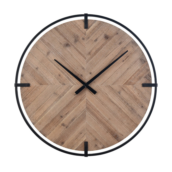 ELK Home - S0036-11276 - Wall Clock - Schiller - Natural