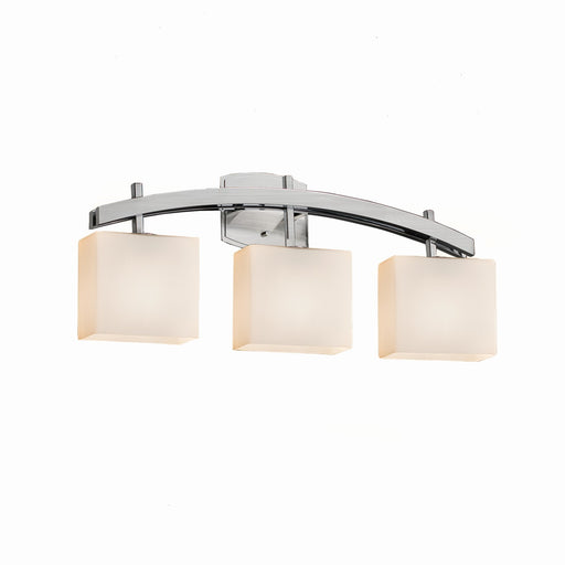 Fusion Three Light Bath Bar Brushed Nickel