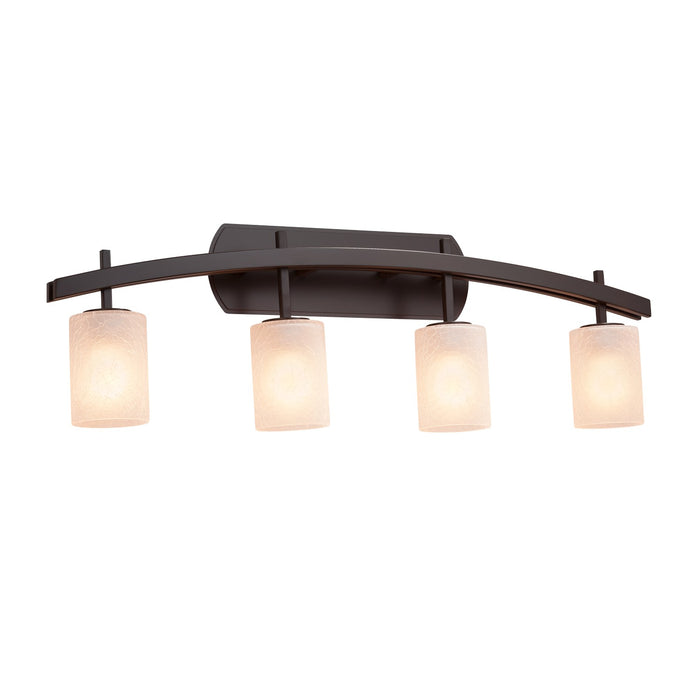 Justice Designs - FSN-8594-10-FRCR-DBRZ-LED4-2800 - LED Bath Bar - Fusion - Dark Bronze