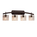 Justice Designs - FSN-8594-30-SEED-DBRZ-LED4-2800 - LED Bath Bar - Fusion - Dark Bronze