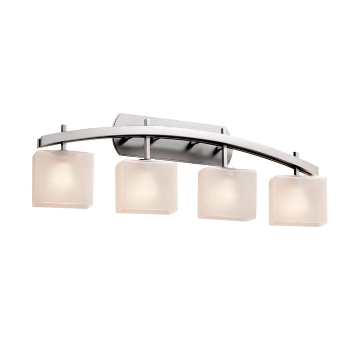 Justice Designs - FSN-8594-55-FRCR-NCKL-LED4-2800 - LED Bath Bar - Fusion - Brushed Nickel