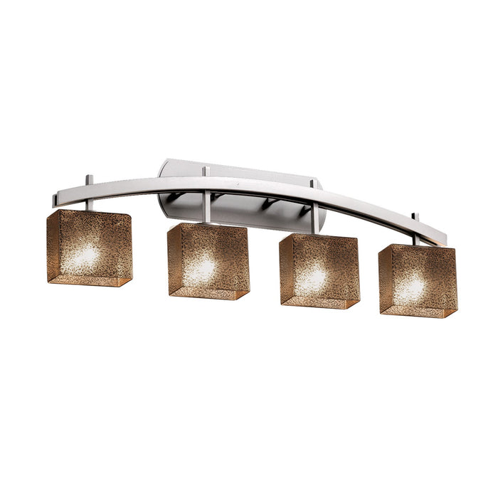 Justice Designs - FSN-8594-55-MROR-NCKL-LED4-2800 - LED Bath Bar - Fusion - Brushed Nickel