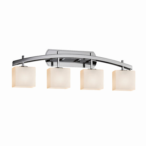 Fusion Four Light Bath Bar Polished Chrome
