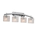 Justice Designs - FSN-8594-55-SEED-CROM-LED4-2800 - LED Bath Bar - Fusion - Polished Chrome