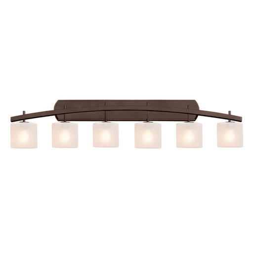 Fusion Six Light Bath Bar Dark Bronze