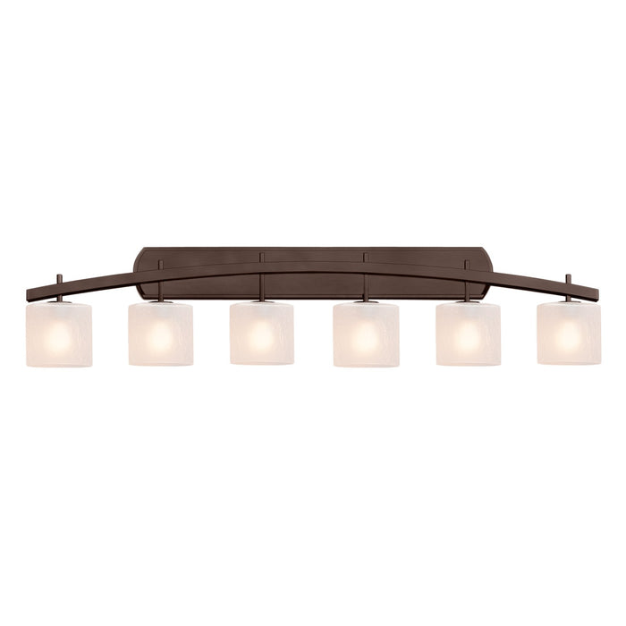 Justice Designs - FSN-8596-30-FRCR-DBRZ-LED6-4200 - LED Bath Bar - Fusion - Dark Bronze