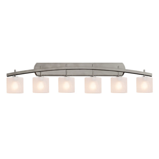 Fusion Six Light Bath Bar Brushed Nickel