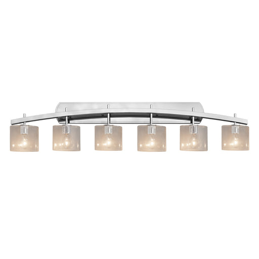 Fusion Six Light Bath Bar Polished Chrome