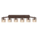 Justice Designs - FSN-8596-30-SEED-DBRZ-LED6-4200 - LED Bath Bar - Fusion - Dark Bronze