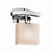 Justice Designs - FSN-8597-55-OPAL-CROM - One Light Wall Sconce - Fusion - Polished Chrome