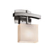 Justice Designs - FSN-8597-55-OPAL-NCKL - One Light Wall Sconce - Fusion - Brushed Nickel