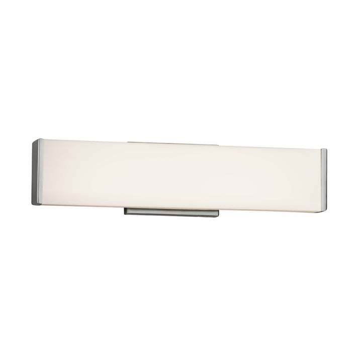 Justice Designs - FSN-8601-OPAL-NCKL - LED Linear Bath Bar - Fusion - Brushed Nickel