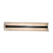 Justice Designs - FSN-8625-WEVE-MBLK - LED Linear Bath Bar - Fusion - Matte Black