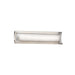 Justice Designs - FSN-8631-WEVE-CROM - LED Linear Bath Bar - Fusion - Polished Chrome