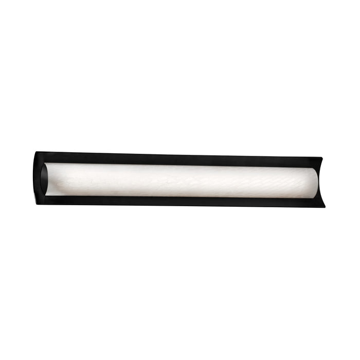 Justice Designs - FSN-8635-WEVE-MBLK - LED Linear Bath Bar - Fusion - Matte Black