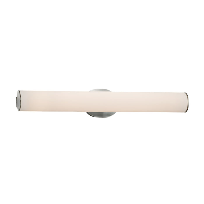 Justice Designs - FSN-8655-OPAL-NCKL - LED Linear Bath Bar - Fusion - Brushed Nickel
