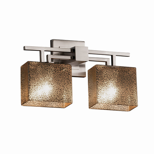 Fusion Two Light Bath Bar Brushed Nickel