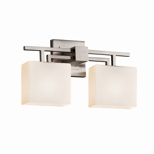 Fusion Two Light Bath Bar Brushed Nickel