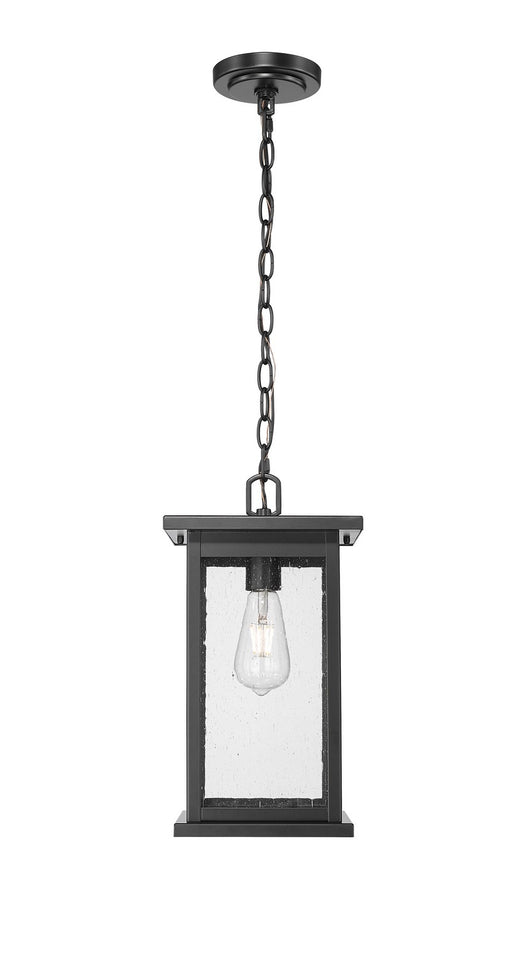 Millennium - 4125-PBK - One Light Outdoor Hanging Lantern - Bowton - Powder Coated Black