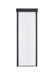 Millennium - 74201-PBK - LED Outdoor Wall Sconce - Powder Coated Black