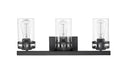 Millennium - 91023-MB - Three Light Vanity - Lunden - Matte Black