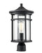 Millennium - 91331-TBK - One Light Outdoor Post Lantern - Namath - Textured Black