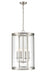 Millennium - 94201-BN - Four Light Pendant - Aydenn - Brushed Nickel