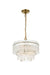 Elegant Lighting - 1780D15SG - Four Light Pendant - Emilia - Satin Gold