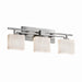 Justice Designs - FSN-8703-55-RBON-NCKL-LED3-2100 - LED Bath Bar - Fusion - Brushed Nickel