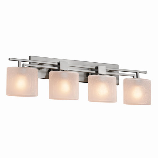 Fusion Four Light Bath Bar Brushed Nickel