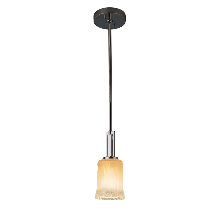 Justice Designs - GLA-8445-16-GLDC-CROM-LED1-700 - LED Pendant - Veneto Luce - Polished Chrome