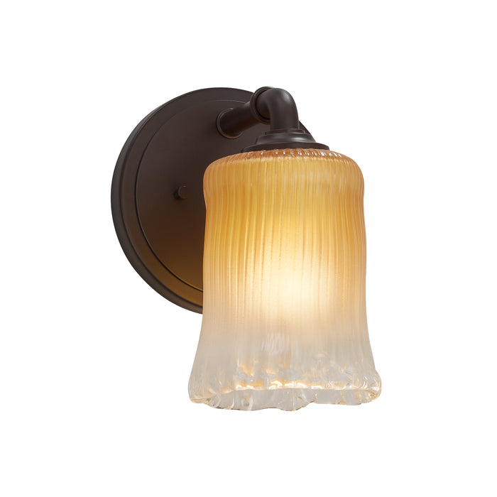 Justice Designs - GLA-8461-16-GLDC-DBRZ-LED1-700 - LED Wall Sconce - Veneto Luce - Dark Bronze