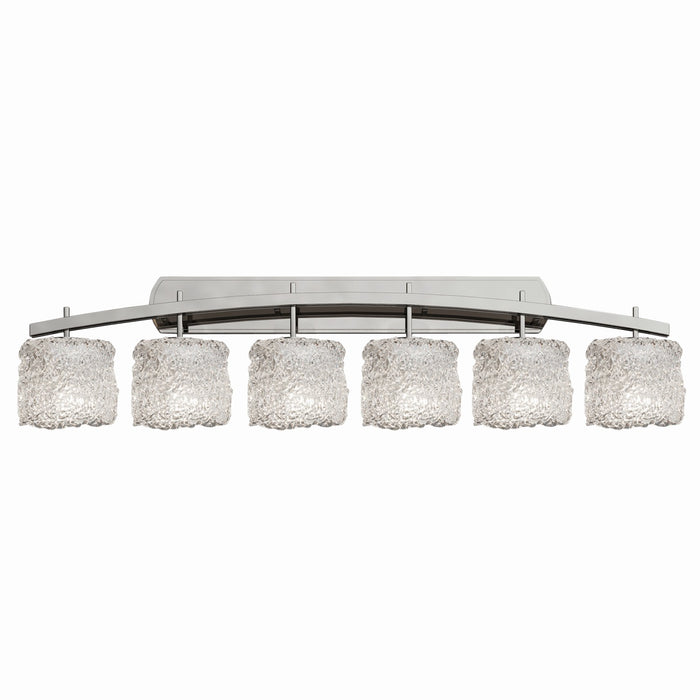 Justice Designs - GLA-8596-30-LACE-NCKL-LED6-4200 - LED Bath Bar - Veneto Luce - Brushed Nickel