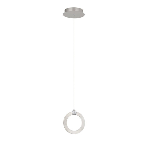 Justice Designs - NSH-8129-NCCR - LED Pendant - Hermosa - Brushed Nickel w/ Chrome