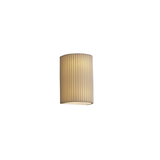 Justice Designs - PNA-0945W-PLET-LED1-1000 - LED Outdoor Wall Sconce - Porcelina