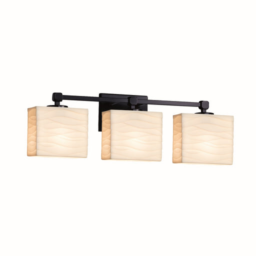 Porcelina LED Bath Bar Matte Black