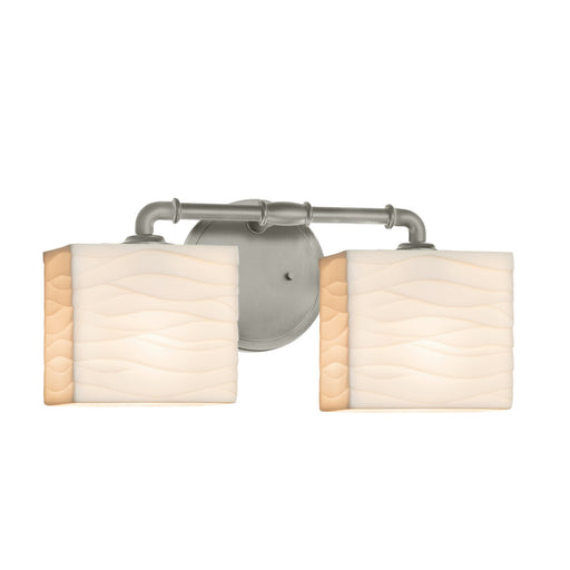 Porcelina Two Light Bath Bar