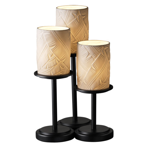 Justice Designs - POR-8797-10-BANL-MBLK-LED3-2100 - LED Table Lamp - Limoges - Matte Black