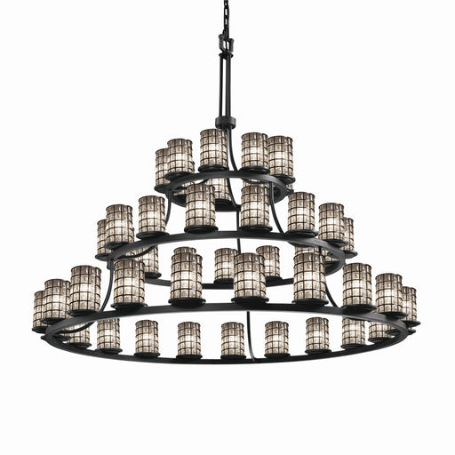 Wire Glass LED Chandelier