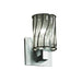 Justice Designs - WGL-8921-10-SWCB-NCKL-LED1-700 - LED Wall Sconce - Wire Glass - Brushed Nickel