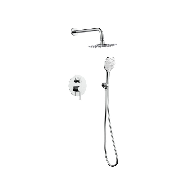 Elegant Lighting - FAS-9001PCH - Complete Shower Faucet System With Rough-In Valve - George - Chrome