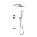 Elegant Lighting - FAS-9004PCH - Complete Shower Faucet System With Rough-In Valve - Petar - Chrome