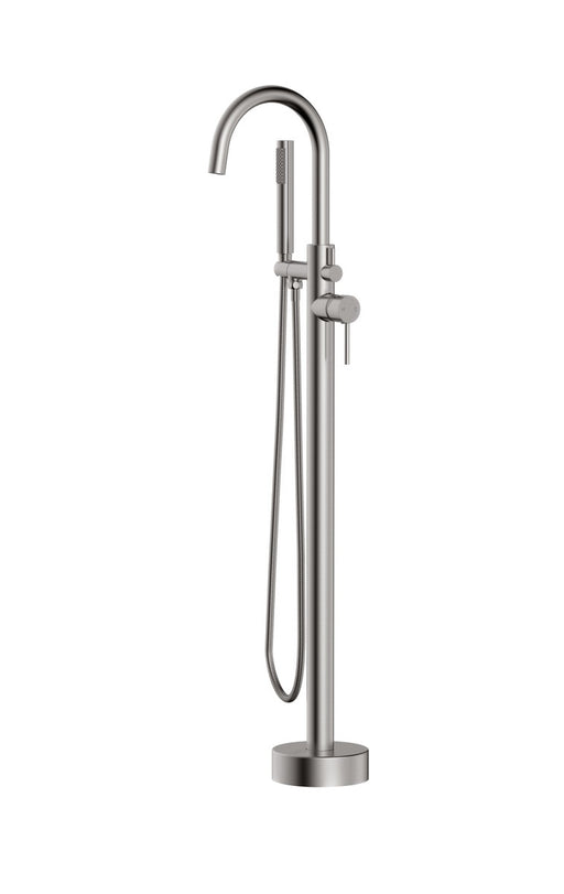 Elegant Lighting - FAT-8001BNK - Floor Mounted Roman Tub Faucet - Steven - Brushed Nickel