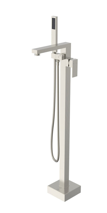 Elegant Lighting - FAT-8002BNK - Floor Mounted Roman Tub Faucet - Henry - Brushed Nickel