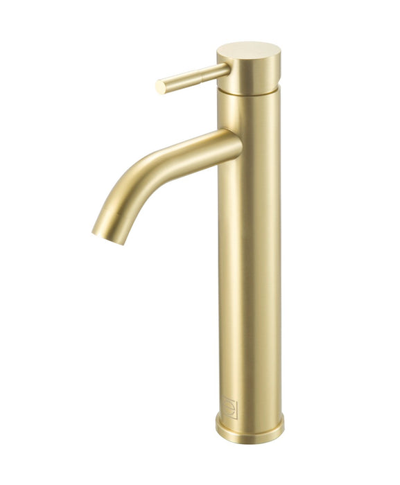 Elegant Lighting - FAV-1007BGD - Single Handle Bathroom Faucet - Victor - Brushed Gold