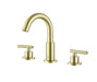 Elegant Lighting - FAV-1009BGD - Double Handle Bathroom Faucet - Leah - Brushed Gold