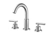 Elegant Lighting - FAV-1009BNK - Double Handle Bathroom Faucet - Leah - Brushed Nickel