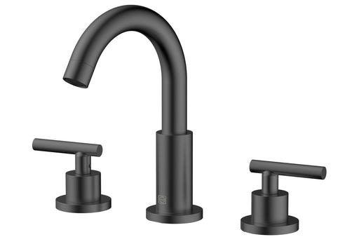 Elegant Lighting - FAV-1009MBK - Double Handle Bathroom Faucet - Leah - Matte Black