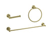 Elegant Lighting - HWB-11S3RBGD - 3-Piece Bathroom Hardware Set - Alma - Brushed Gold