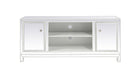 Elegant Lighting - MF701WH - TV Stand - Reflexion - white
